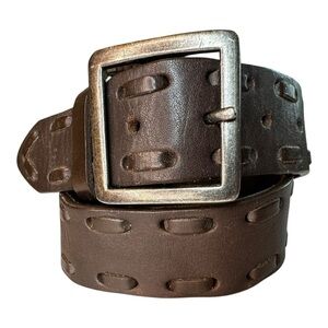 The Children’s Place Brown Leather Stitched Belt